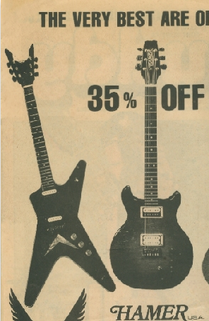 ARNOLD & MORGAN GUITAR AD 1977